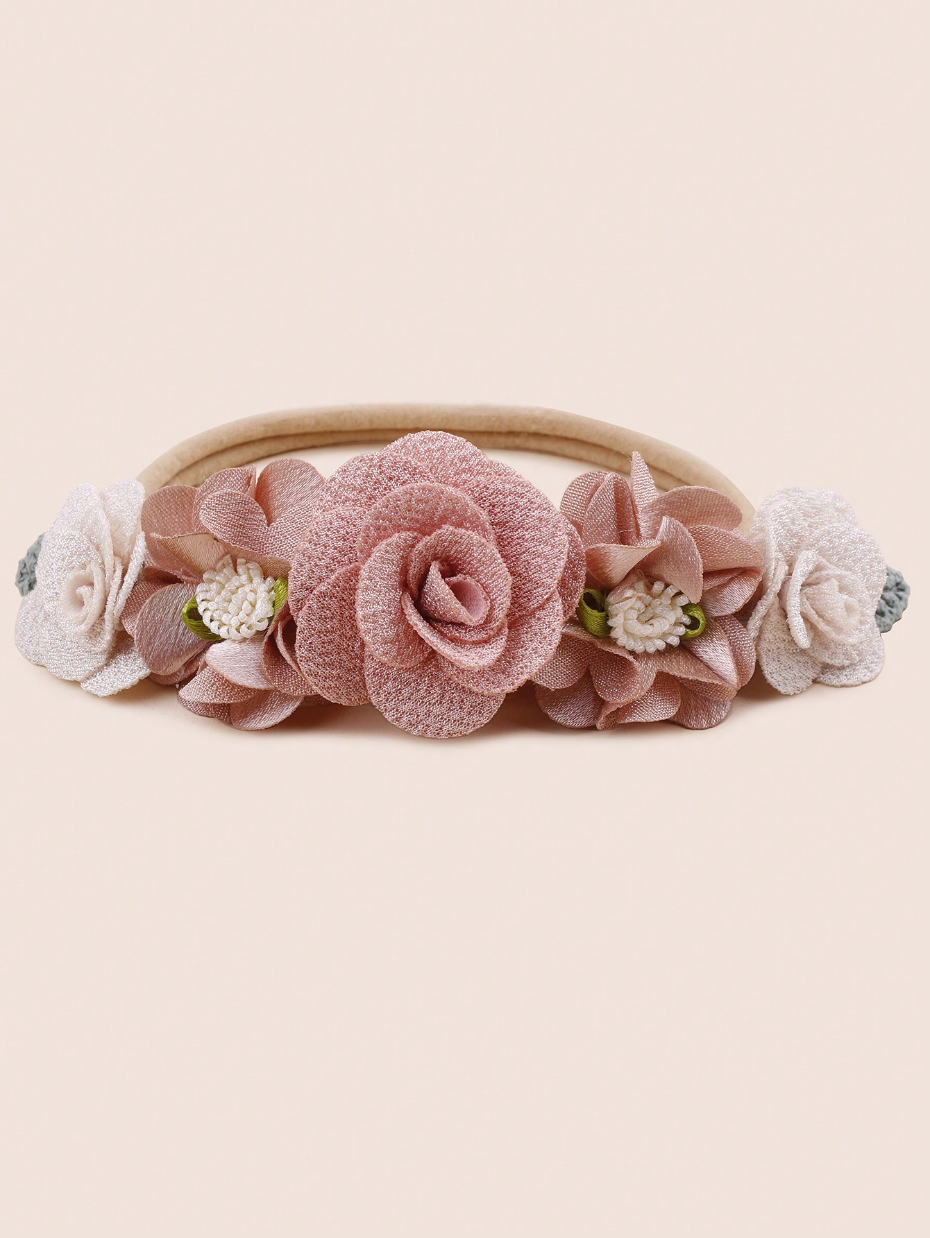 Tiara Foral para bebe 5 Tiara Foral para bebe - Imagen 5