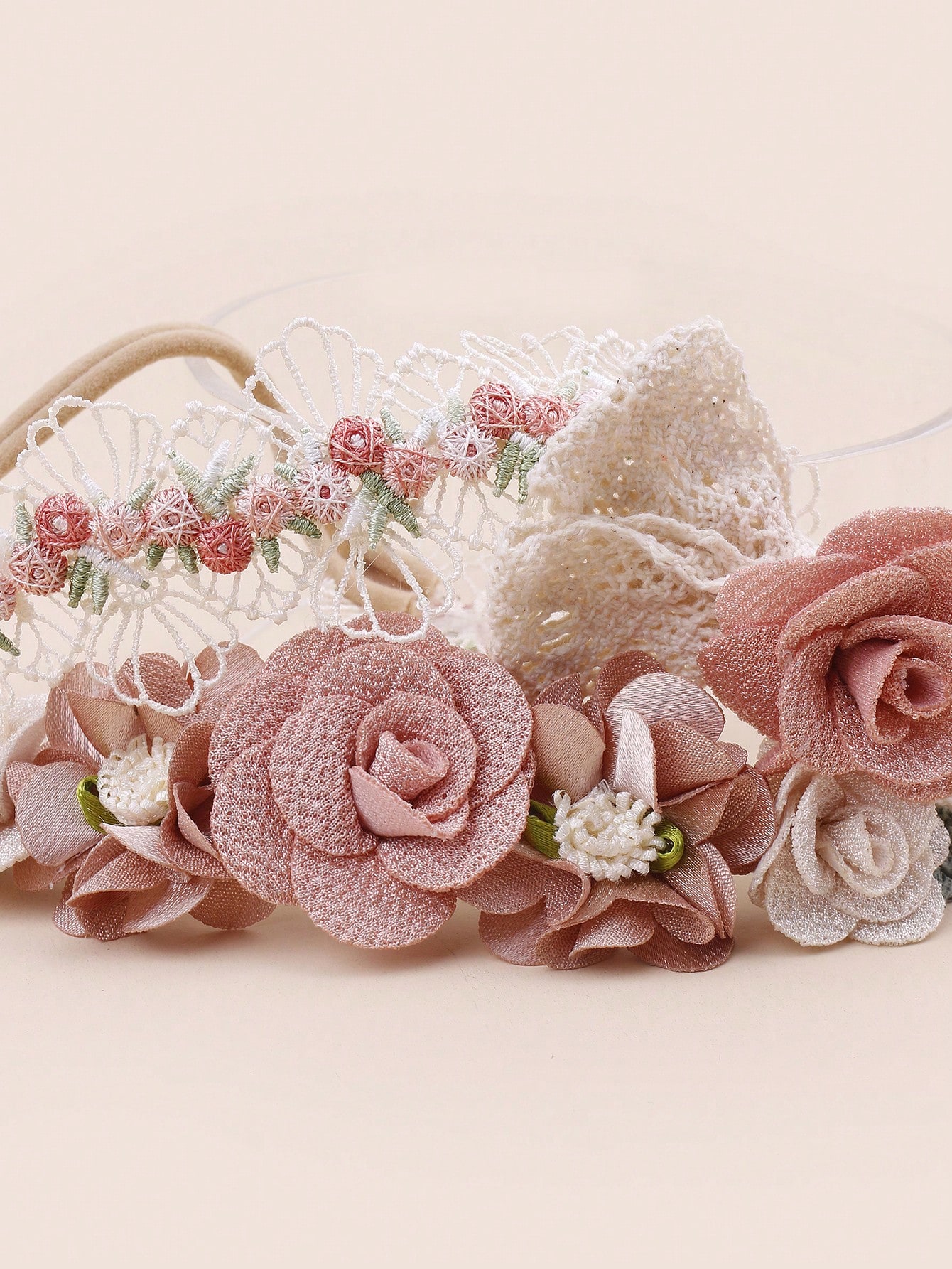 Tiara Foral para bebe 1 Tiara Foral para bebe
