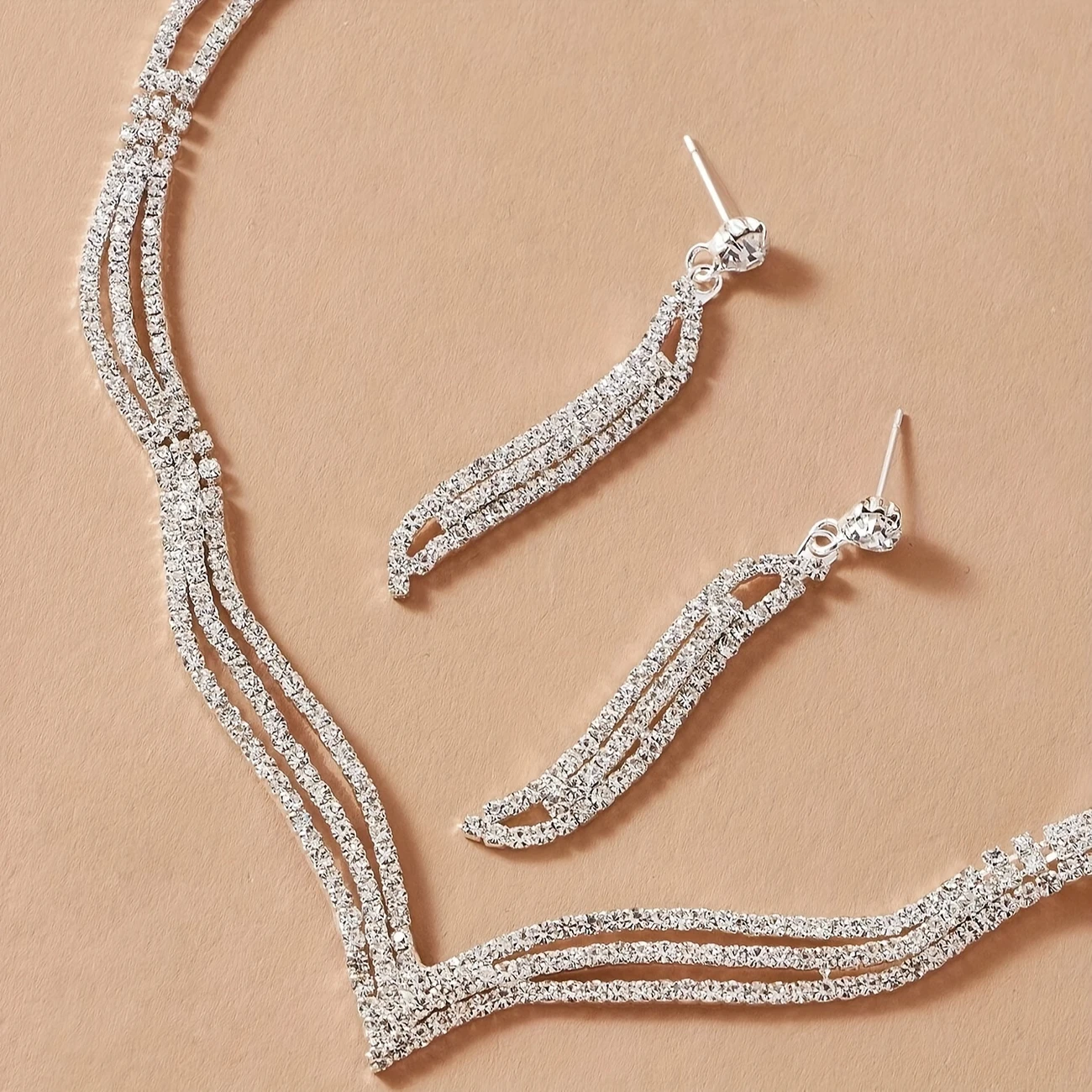 Gargantilla Strass Ondulada 1 Gargantilla Strass Ondulada